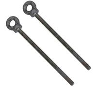 AB Tools 2 Pack Bs Standard M10 Long Shank Eye Bolt Harness Point 250Kg Swl