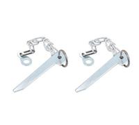 AB Tools 2 Pack Flat Cotter Pin & Chain 115mm For Trailer Tipper Tailgate Tailboard