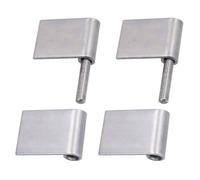 AB Tools 2 Pack Left Hand Steel Lift Off Leaf Hinges 50X80mm Heavy Duty Door Hinge