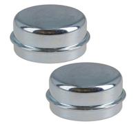 AB Tools 2 Pack Replacement 52mm Dust Cap Wheel Hub Trailer Bearing Grease Cover