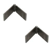 AB Tools 2 Pack Solid Drawn Steel Butt Hinge Extra Heavy Duty Industrial 50X240mm