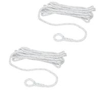 AB Tools 2 Pack Spliced Polyester Mooring Line 10mm X 10M Boat Dock Line Rope Warp