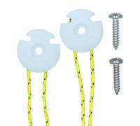 AB Tools 2 PACK White RWO Halyard Sheet Rope Tidi Tidy Deck Line Tamer Bulkhead