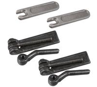 AB Tools 2 PK M12 Threaded Ramp Fasteners & Plates for Trailer Truck Tailgate Body Catch