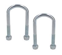 AB Tools 2 Single Parabolic Leaf Spring High Tensile U Bolt For Ifor Williams Trailers