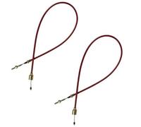 AB Tools 2 Stainless Steel Trailer Brake Cable For Alko Al-Ko Axles Outer Sheath 1130mm