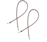 AB Tools 2 Stainless Steel Trailer Brake Cable For ALKO AL-KO Axles Outer Sheath 1630mm