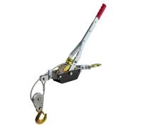 AB Tools 2 Ton Hand Power Wired Cable Puller Winch Turfer Pulley Soft Grip Handle Te817