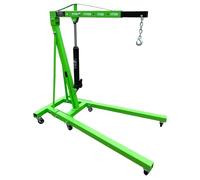 AB Tools 2 Ton Mobile Hydraulic Folding Engine Crane Lift Hoist Lift Stand Fully Adjustable