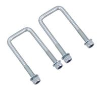 AB Tools 2 Twin Parabolic Leaf Spring High Tensile U Bolt Nuts For Ifor Williams Trailers