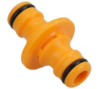AB Tools 2 Way Double Male Hose Pipe Water Connector Quick Release Repair Joiner 1Pc