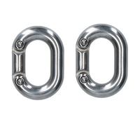 AB Tools 2 X Chain Connecting Link 6mm Marine Grade Stainless Steel Split Shackle Dk70