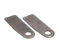AB Tools 2 X Eye Plate Trailer Truck Tail Board Cropped Steel For Antiluce Drop Catch