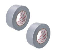 AB Tools 2 X Heavy Duty Waterproof Silver Duct Tape 50mm Wide X 50 Metres Total Length