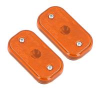 AB Tools 2 X Replacement Amber Orange Side Marker Light / Lamp Trailer Caravan