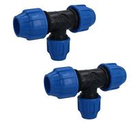 AB Tools 20 X 20 X 20mm Mdpe Tee T-Piece Water Pipe Fitting Coupling Connector 2Pk