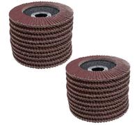 AB Tools 20 X Flap Discs 80 Grit Angle Grinder 4.5" (115mm) Flat Sanding Grinding Au014