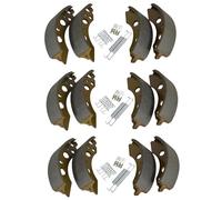 AB Tools 200 x 50mm ALKO Type Trailer Brake Shoes For 6 x Brake Drums Triple Axle