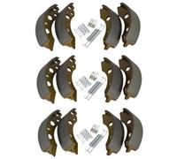 AB Tools 200 X 50mm Alko Type Trailer Brake Shoes For 6 X Brake Drums Triple Axle