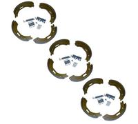 AB Tools 200 X 50mm Trailer Caravan Brake Shoes For Bpw Style Axles 4 X Brake Drums