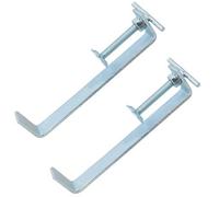 AB Tools 200mm Bricklaying Profile Clamp Holder Fastener Carpentry Internal Wall Clamps 2Pk