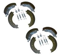AB Tools 203 X 40mm Knott Type Trailer Brake Shoes For 4 X Brake Drums Twin Axle