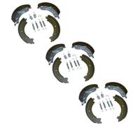 AB Tools 203 x 40mm KNOTT Type Trailer Brake Shoes For 6 x Brake Drums Triple Axle