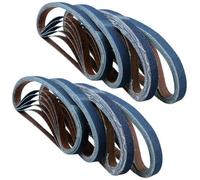 AB Tools 20mm Air Finger Zirconium Sander Sanding Belts 520mm X 20mm Mixed Grit 50Pk