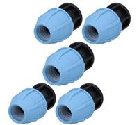 AB Tools 20mm Mdpe End Stop Water Pipe Cap Shut-Off Compression Fitting Coupling 5Pk