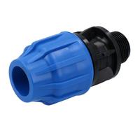 AB Tools 20mm X 3/4" Mdpe Male Adapter Compression Coupling Fitting Water Pipe Pn16