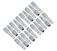 AB Tools 20Pk Air Line Hose Fitting Connector Male Quick Release 1/4 Male Thread