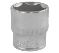 AB Tools 21mm 3/8" Drive Shallow Metric Socket Single Hex / 6 Sided Bergen