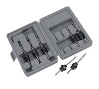 AB Tools 22Pc Tapered Wood Pilot Countersink Drill Drilling Set In Case 1/8