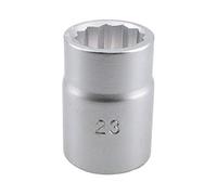 AB Tools 23mm 3/4" Drive Socket 12 Sided 50mm HGV Satin Finish Chrome Vanadium Steel