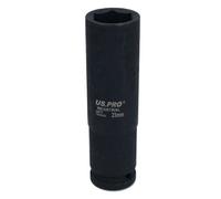AB Tools 23mm Extra Deep Long Metric mm Impact Socket 1/2" Drive 6 Sided Single Hex