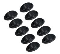 AB Tools 23mm Stand Off Oval Rubber Buffer Bumper Stop For Horse Box Trailers 10Pc