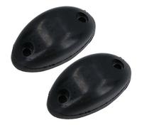 AB Tools 23mm Stand Off Oval Rubber Buffer Bumper Stop For Horse Box Trailers 2Pc