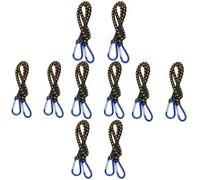 AB Tools 24 Inch Bungee Strap With Aluminium Carabiners Hook Tie Down Fastener Holder 10Pc