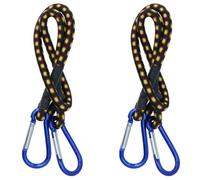 AB Tools 24 Inch Bungee Strap With Aluminium Carabiners Hook Tie Down Fastener Holder 2Pc