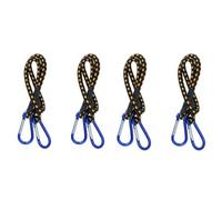 AB Tools 24 Inch Bungee Strap With Aluminium Carabiners Hook Tie Down Fastener Holder 4Pc