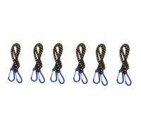 AB Tools 24 Inch Bungee Strap With Aluminium Carabiners Hook Tie Down Fastener Holder 6Pc