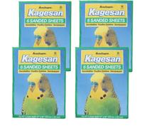 AB Tools 24 Sanded Sheets Sandpaper Cage Lining Budgies Caged Birds 25X33Cm