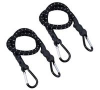 AB Tools 24In Bungee Strap With Metal Carabiners Hook Tie Down Fastener Holder 2Pc