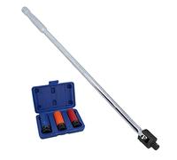 AB Tools 24inch 1/2" Drive Breaker Bar + 3pc Impacted Metric Alloy Wheel Nut Sockets