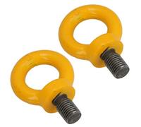 AB Tools 24mm Lifting Eyes Eyebolt Ring High Tensile 38mm Length 8.0 Ton Capacity 2Pc