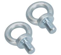 AB Tools 24mm Lifting Eyes Eyebolt Ring Zinc Plated 36mm Length 1.80 Ton Capacity 2Pc