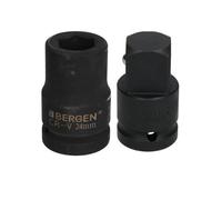 AB Tools 24mm Metric 3/4" Or 1" Drive Deep Impact Socket 6 Sided With Step Up Adapter