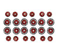 AB Tools 24Pc Cup Bevel Wire Twist Brush Rust Paint Removal For 4-1/2" 115mm Grinders