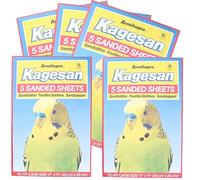 AB Tools 25 Sanded Sheets Sandpaper Cage Lining Budgies Caged Birds 28x43cm
