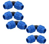 AB Tools 25 X 25mm Mdpe Elbow 90 Degree Compression Coupling Fitting Connector 5Pk